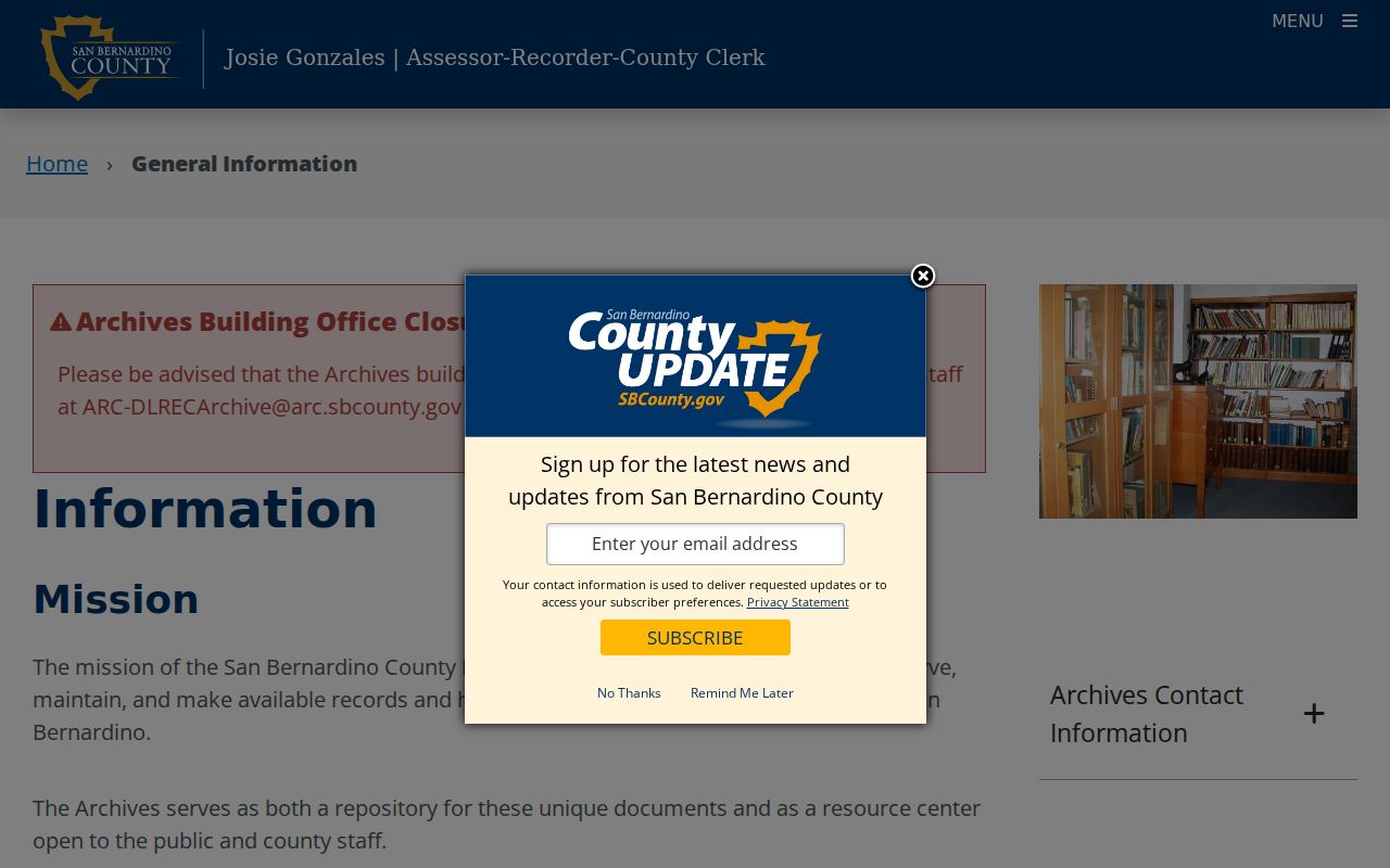 Yucca Valley previous residents research at San Bernardino County historical archives
